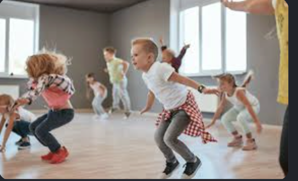 Children dancing class